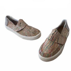 TOMS Altair Multi Cork Slip-On Shoes Women Size 6